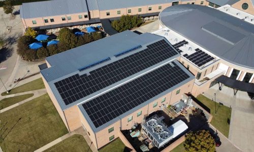 Over the last four years, First UMC of Richardson TX's green team has been educating our congregation about aspects of creation care, including electricity conservation and solar panels. We had representatives of North Texas Renewable Energy Group (NTREG) exhibit at our annual Creation Care Fair. At the urging of the green team, our facilities manager consulted with a solar advisor about what might be possible on the church's twenty-year-old buildings and land. The church's leaders were addressing many other issues concerning our facilities, and did not include solar panels when they planned a capital campaign for the summer of 2025. Before that campaign was announced, though, in March, 2025, an anonymous donor gave $200,000 worth of stocks, to be used for solar panels or batteries; I cannot say whether that donor knew about the capital campaign or discussed the gift with other church leaders before making it. Our facilities manager had been fond of saying that if someone gave him million dollars, we could get solar panels. He was amazed that the $200,000 gift could install enough panels to provide at least $14,000 worth of electricity annually for at least twenty-five years. He purchased the system from a Texas installer, using panels made in the US. The panels were installed in late 2025 and connected in February, 2026. Something that surprised me was the reaction of some of my fellow church members. On hearing of the gift, some members said they would like to donate for solar panels, too. The business office accepts donations designated that way now, though I do not know how much money they have collected for that purpose. I cannot speak for the anonymous donor who made our installation possible, but I see the solar panels on the roof of our gym as an act of faith and love. We have faith that God's sun will continue to provide power. We love God our creator and God's creatures by reducing the air pollution that our electricity use generates. Our installation has the same effect on our atmosphere as planting thirty acres of oak trees or taking twenty-two pickup trucks off the road.